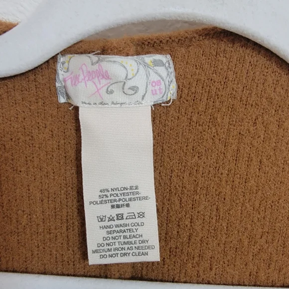 Free People Brown All I Need Cozy Hooded Duster - Picture 2 of 6